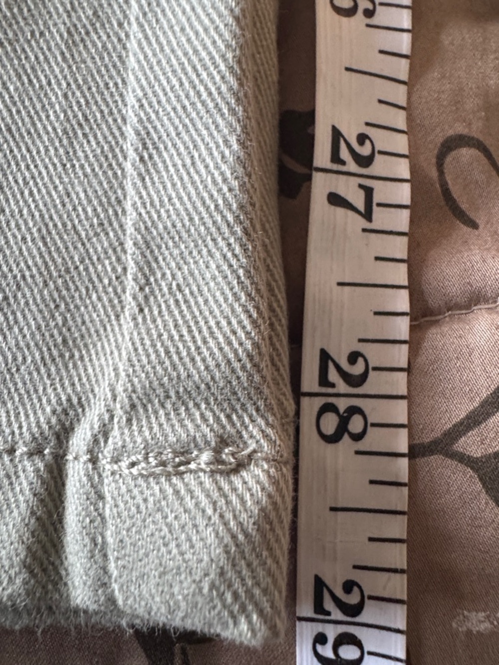 Gloria Vanderbilt Amanda Jeans 14 Short NWT Olive Tapered Classic Rise Stretch - Picture 12 of 13